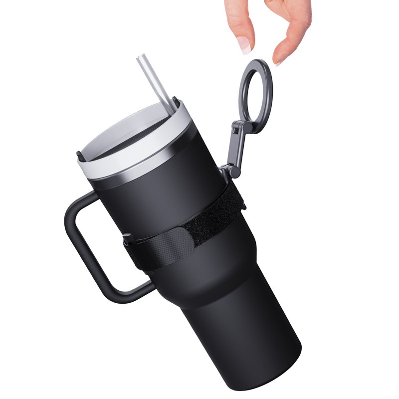 2024 New Universal Phone Mount for 10-40oz Water Bottle Tumbler Cup Gym Stroller Foldable Magnetic Phone Holder for Cell Phone