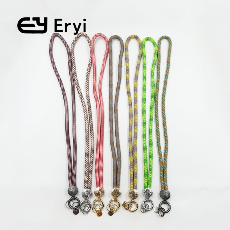 Custom Universal Polyester Cellphone Strap Crossbody Nylon Lanyard Hang Hanging Rope Chest Strap for Mobile Phone