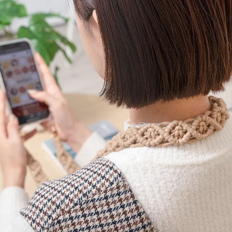 Hand-woven shoulder strap, mobile phone lanyard, diagonal hand-woven bag accessories, shoulder strap, camera strap