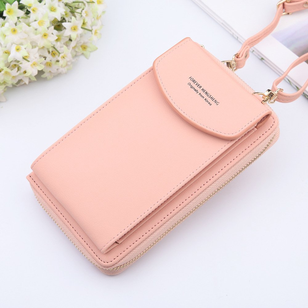 Wholesale waterproof phone bag for women cash card holder crossbody shoulder wallet bag phone purses bag shopping