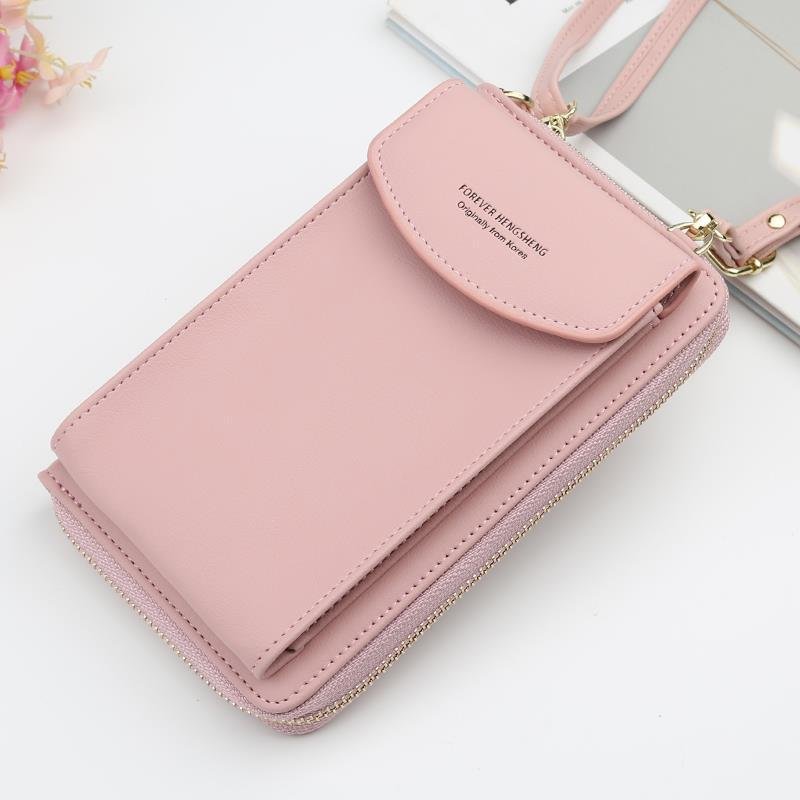 Wholesale waterproof phone bag for women cash card holder crossbody shoulder wallet bag phone purses bag shopping