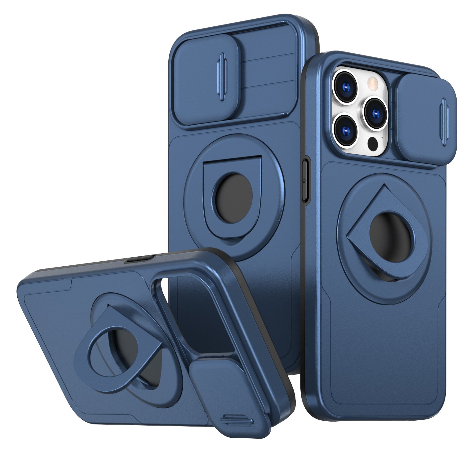 Tough Design mobile phone accessories for samsung for iphone 15 14 13 12 11 holder and push camera