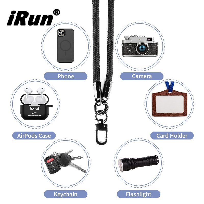 iRun phone lanyard Braided Wristband mobile phone strap wrist lanyard Rope Anti-loss Wrist Strap Short Mobile Phone Lanyard