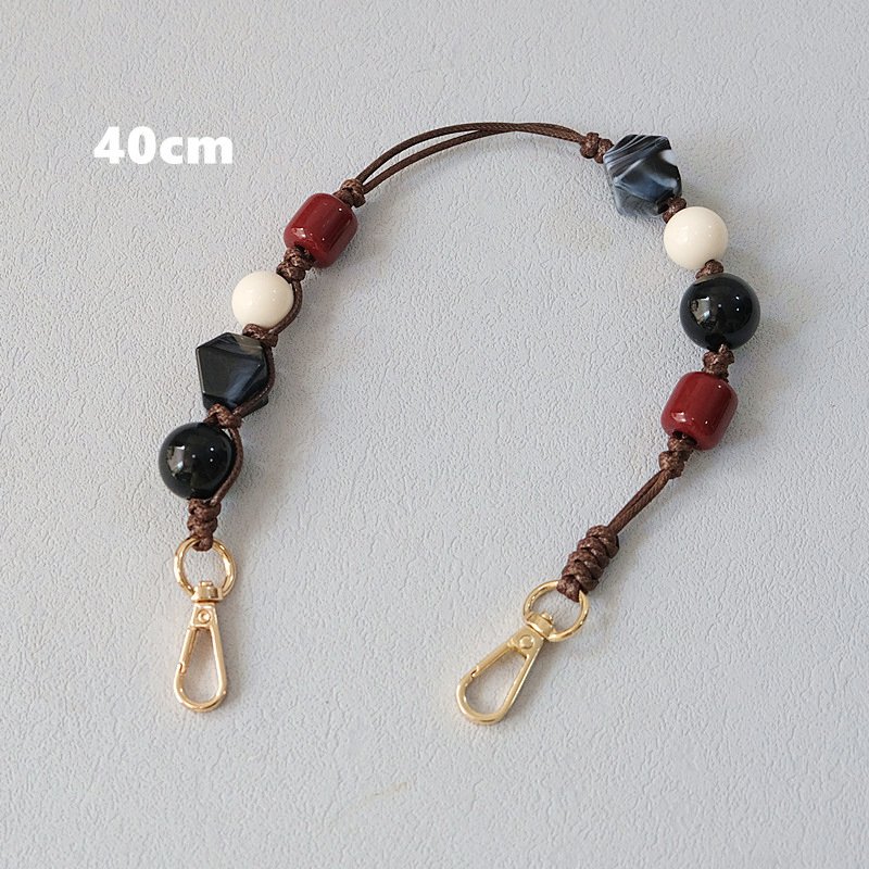 Acrylic bead Chain accessories Fashion beaded bracelet Accessories Shoulder strap Diagonal mobile phone chain strap