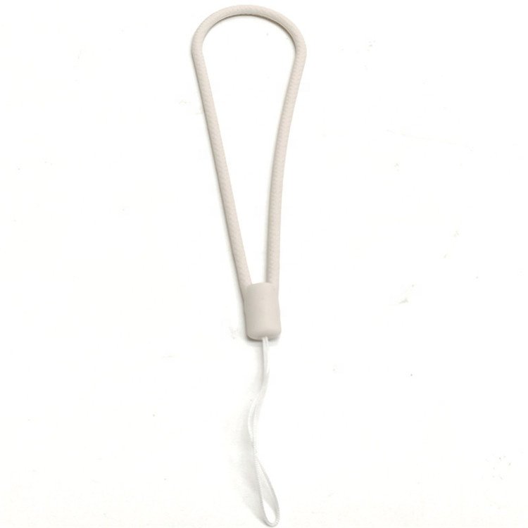 Colorful USB Key Camera Short Anti-lost Hand Lanyard Silicone Braid Round Mobile Phone Wrist Straps