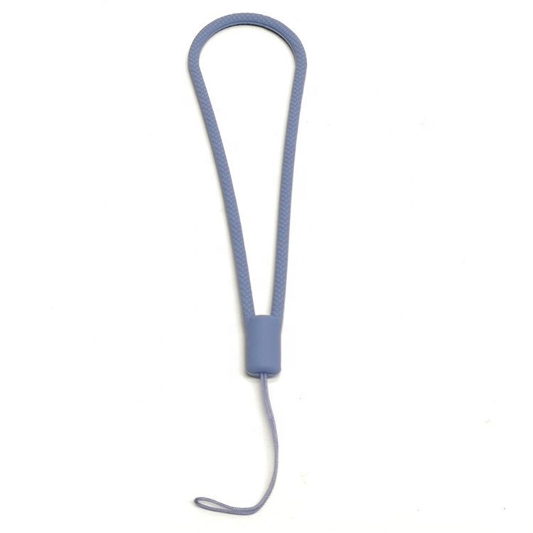 Colorful USB Key Camera Short Anti-lost Hand Lanyard Silicone Braid Round Mobile Phone Wrist Straps