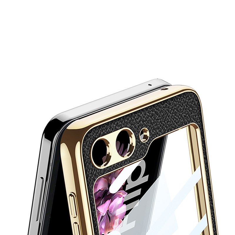 Hinge Strap Stand Shockproof Cover Plastic Ring Holder Phone Case For Samsung Galaxy Z Flip 6