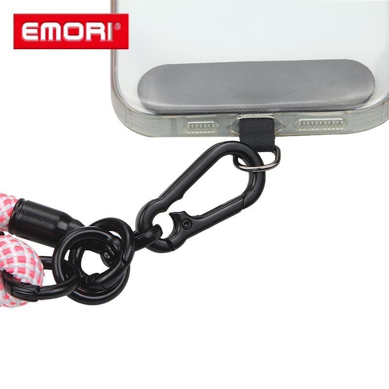 Custom Nylon Phone Lanyards Adjustable Multi Uses Cell Phone Crossbody Shoulder Strap with Phone Pad
