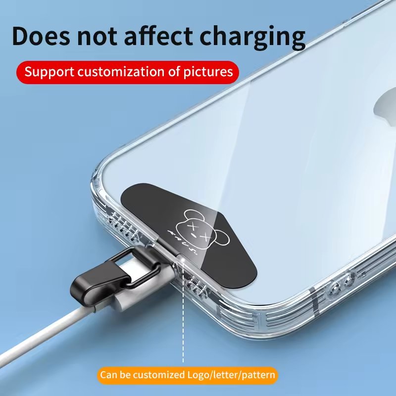 Universal Stainless Steel Slip D-ring Mobile Phone Strap Phone Lanyard Patch In Rope Shape Metal Clip Phone Tether Tab