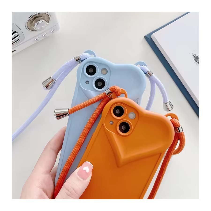 soft silicone phone cover With hand rope hanging case for iphone 12 pro max 13, for iphone 14 pro case with wrist strap