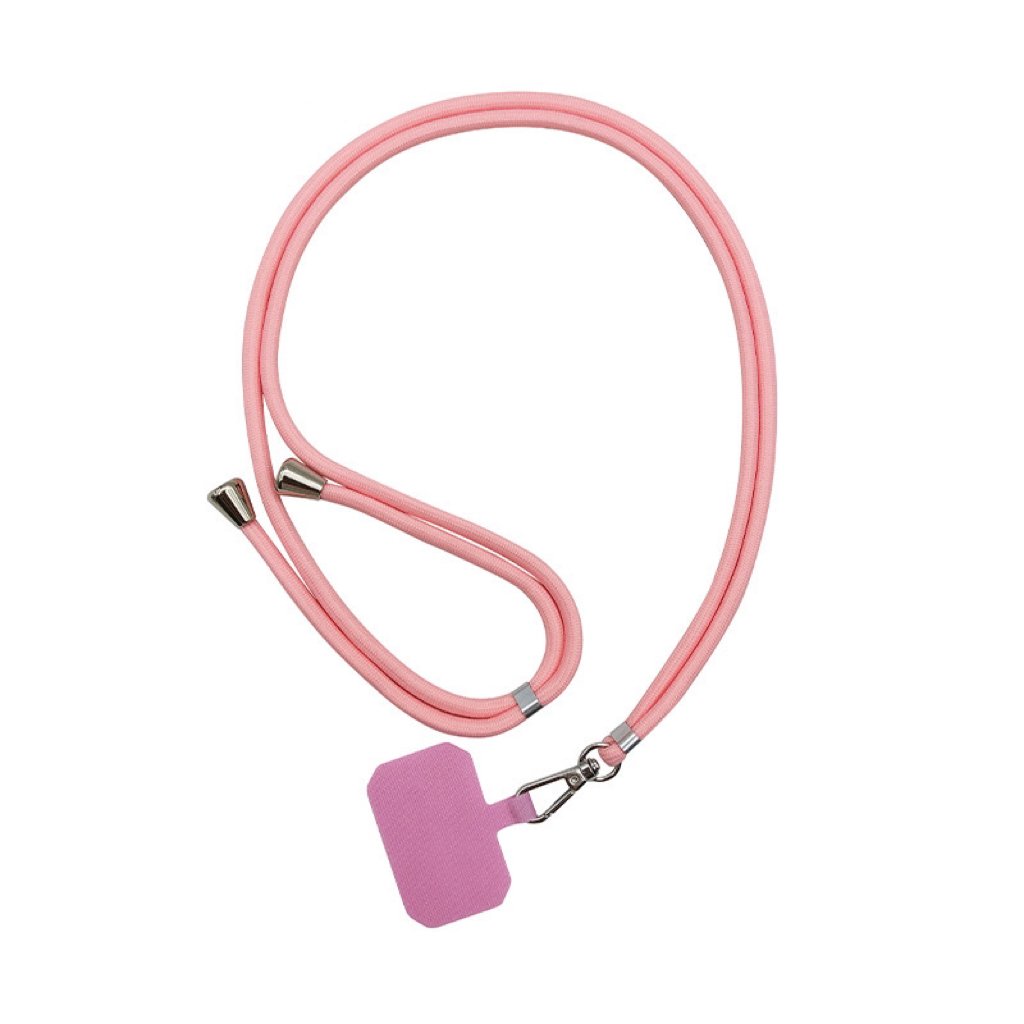 AilesTecca Cell Phone Accessories Universal Crossbody Necklace Patch Strap Clay Chain Cell Mobile Phone Case Lanyard for iPhone