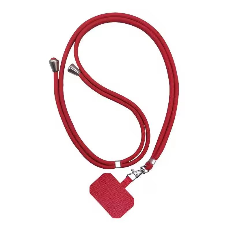 AilesTecca Cell Phone Accessories Universal Crossbody Necklace Patch Strap Clay Chain Cell Mobile Phone Case Lanyard for iPhone