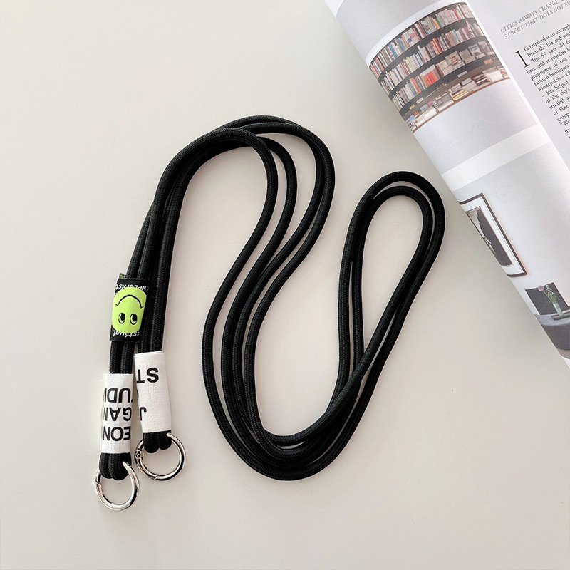 Mobile Phone Strap Accessories Loose Lanyard with Shrink Mobile Phone Case Diagonal Span Hang Neck or Back Rope with Buckle