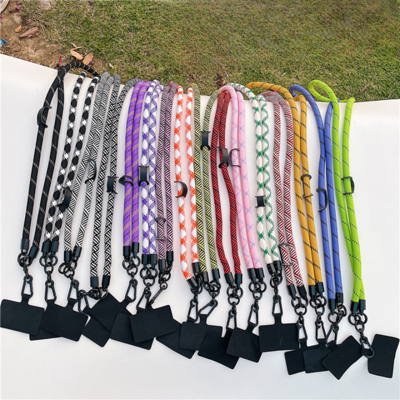 Custom universal cellphone strap crossbody nylon Lanyard mobile phone strap to hang hanging rope with logo custom