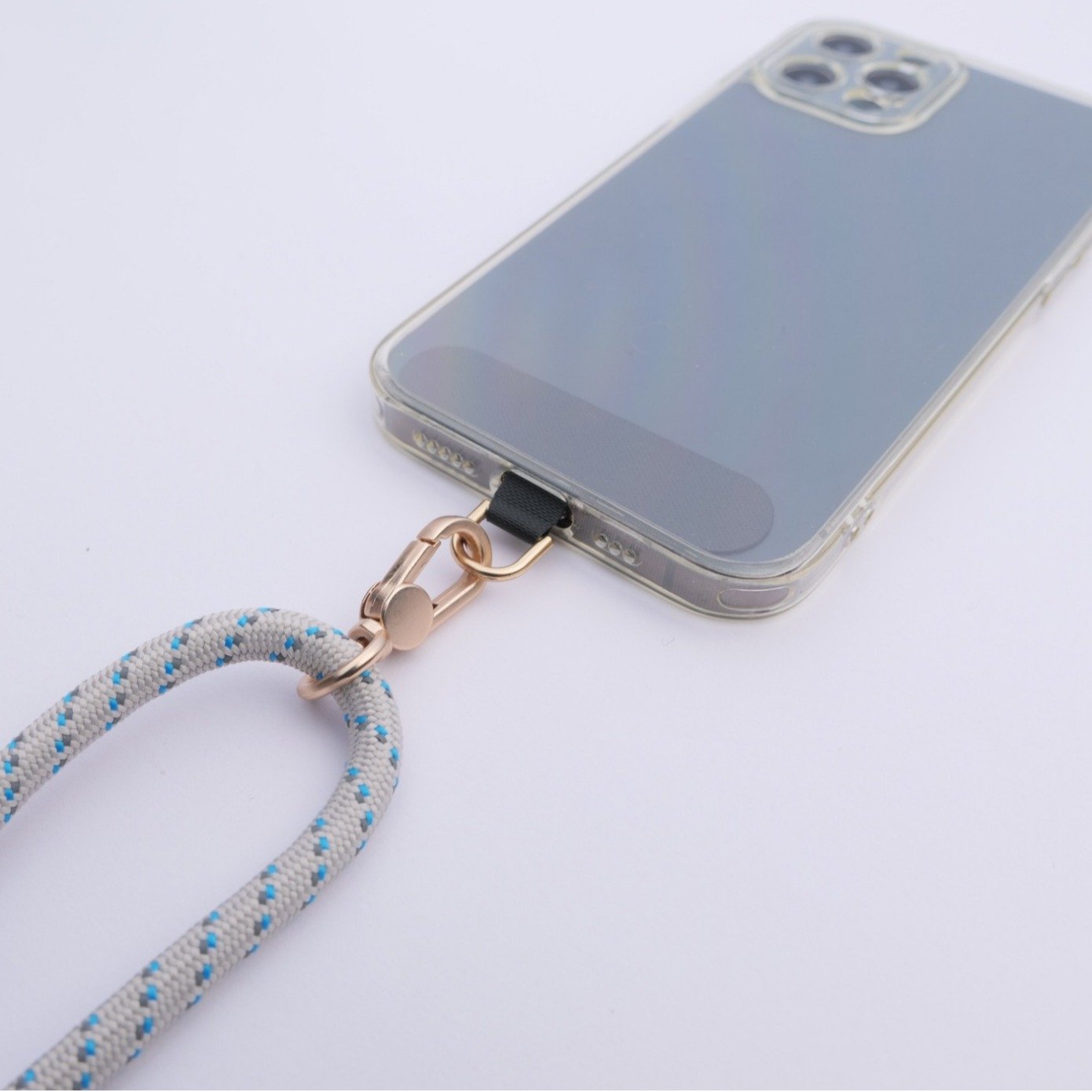 Adjustable Universal Crossbody Neck Phone Strap Chain Lanyard With Safety Tether Tab Patches