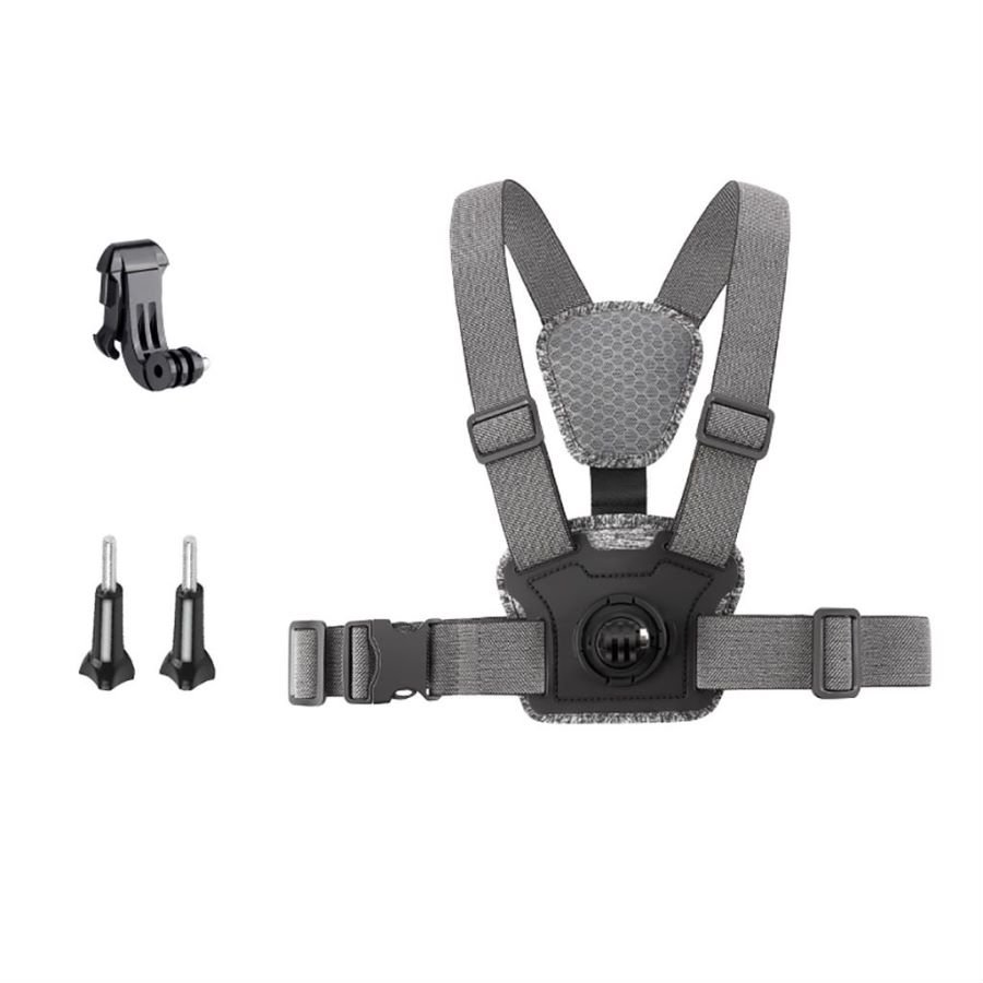New mobile phone camera chest strap front and back shooting gopro insta360 camera holder VLONG for mountain climbing and cycling