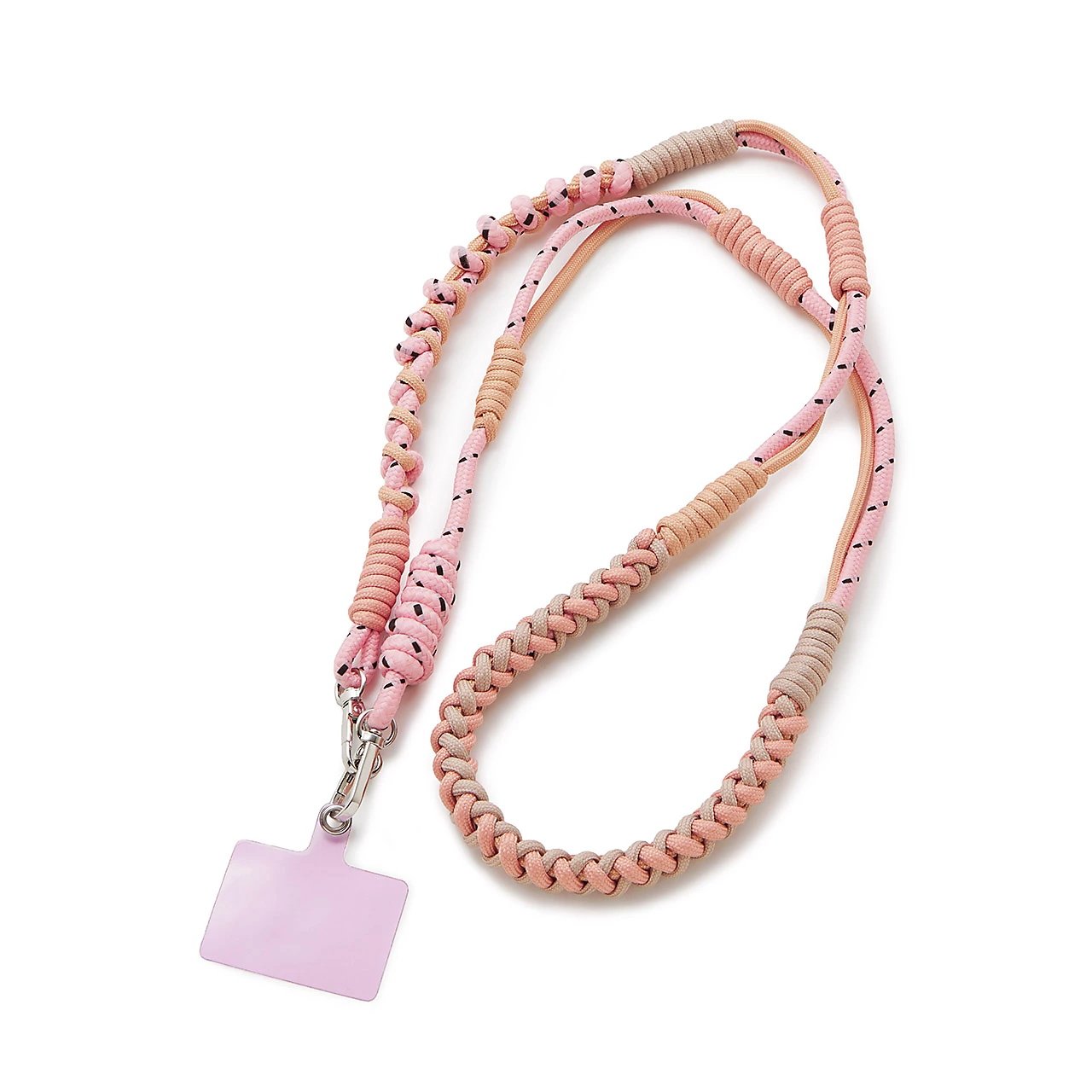 Paracord phone strap lanyard custom logo multi color chain handmade braided crossbody bag strap replacement
