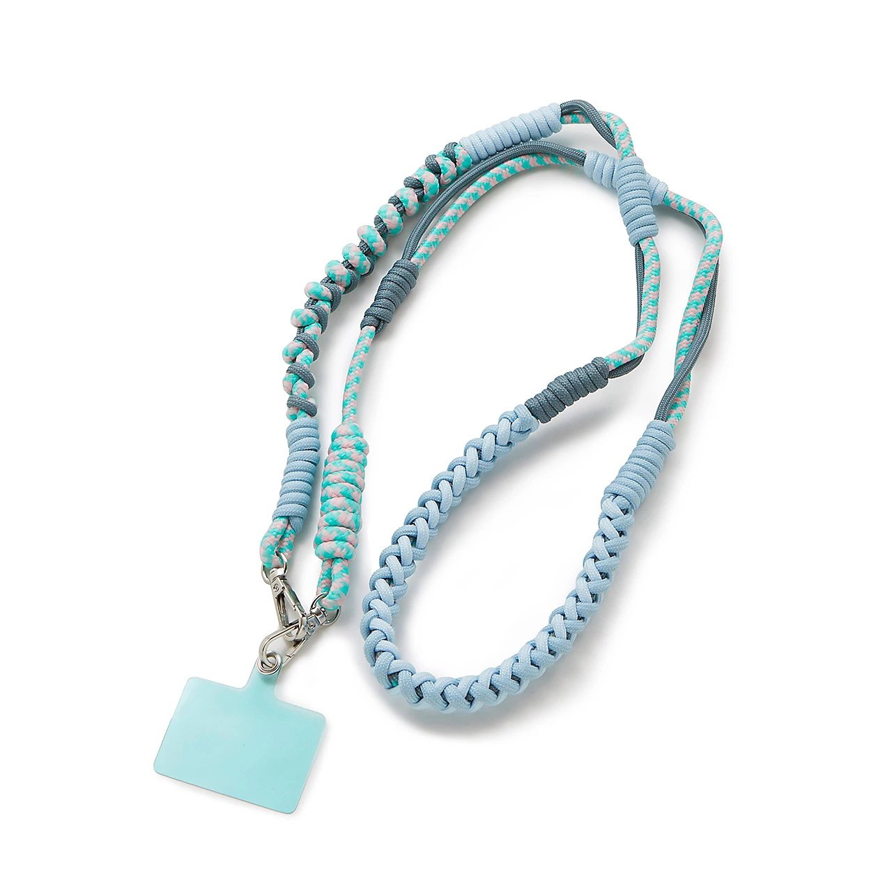 Paracord phone strap lanyard custom logo multi color chain handmade braided crossbody bag strap replacement