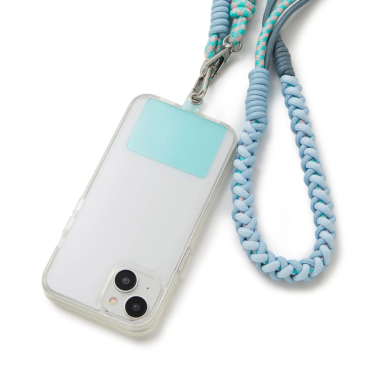 Paracord phone strap lanyard custom logo multi color chain handmade braided crossbody bag strap replacement