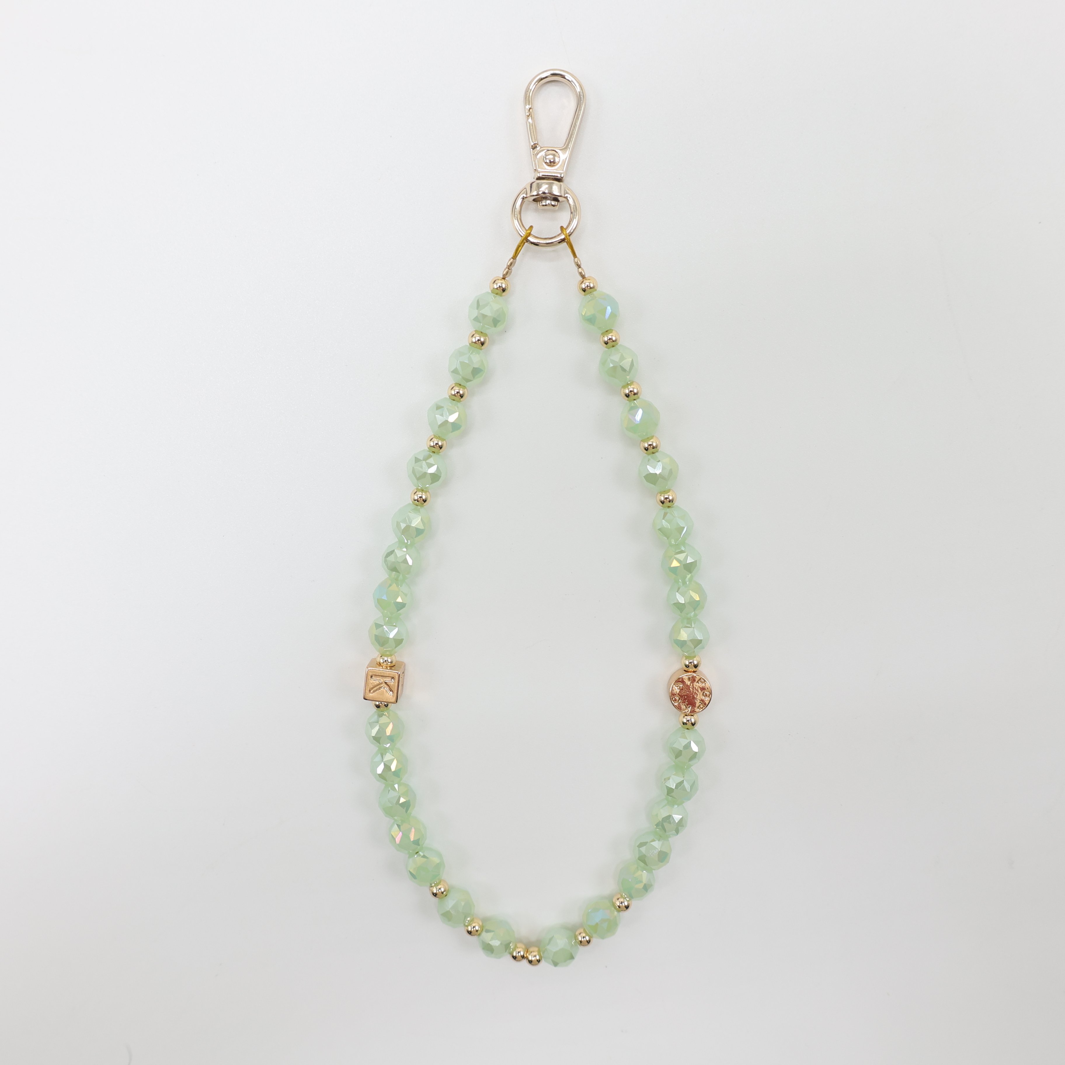 Luxury DIY Beaded Crystal Mobile Phone Chain Pearl Mobile Phone Charm Accessories