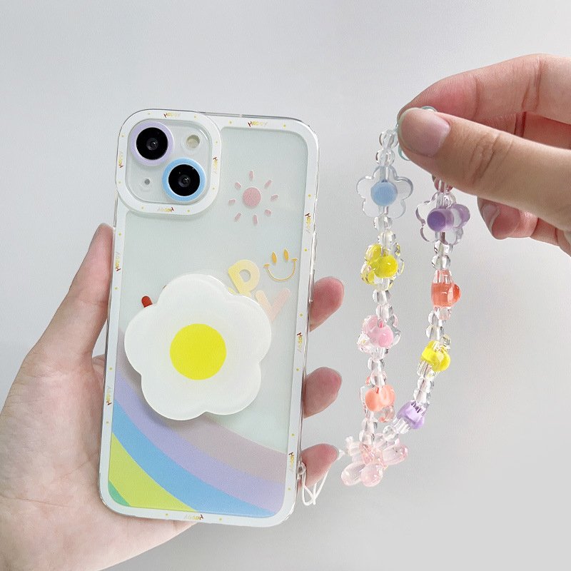 Acrylic cellphone strap Mobile Phone Beads Wrist Strap Phone Chain Strap Personalized Beaded Lanyard Wrist Charm Bracelet