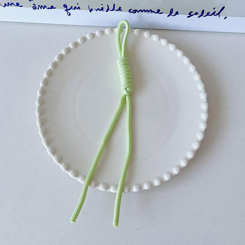 Cute DIY Cotton Cord Mobile Phone Case Hanging Crochet Key Strap Lanyard Accessories with Mobile Pendant Mobile Lanyard Chain