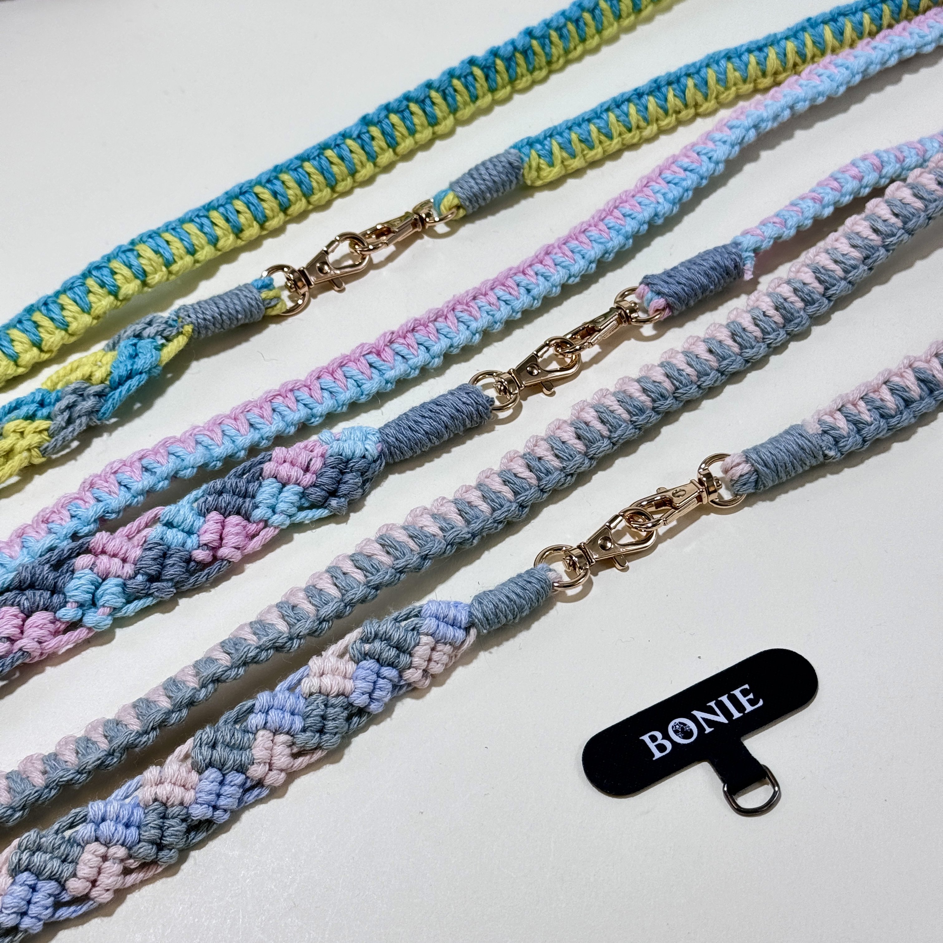Cross-border new cotton rope long hand-woven mobile phone bag lanyard Bohemian style multi-function mobile phone chain