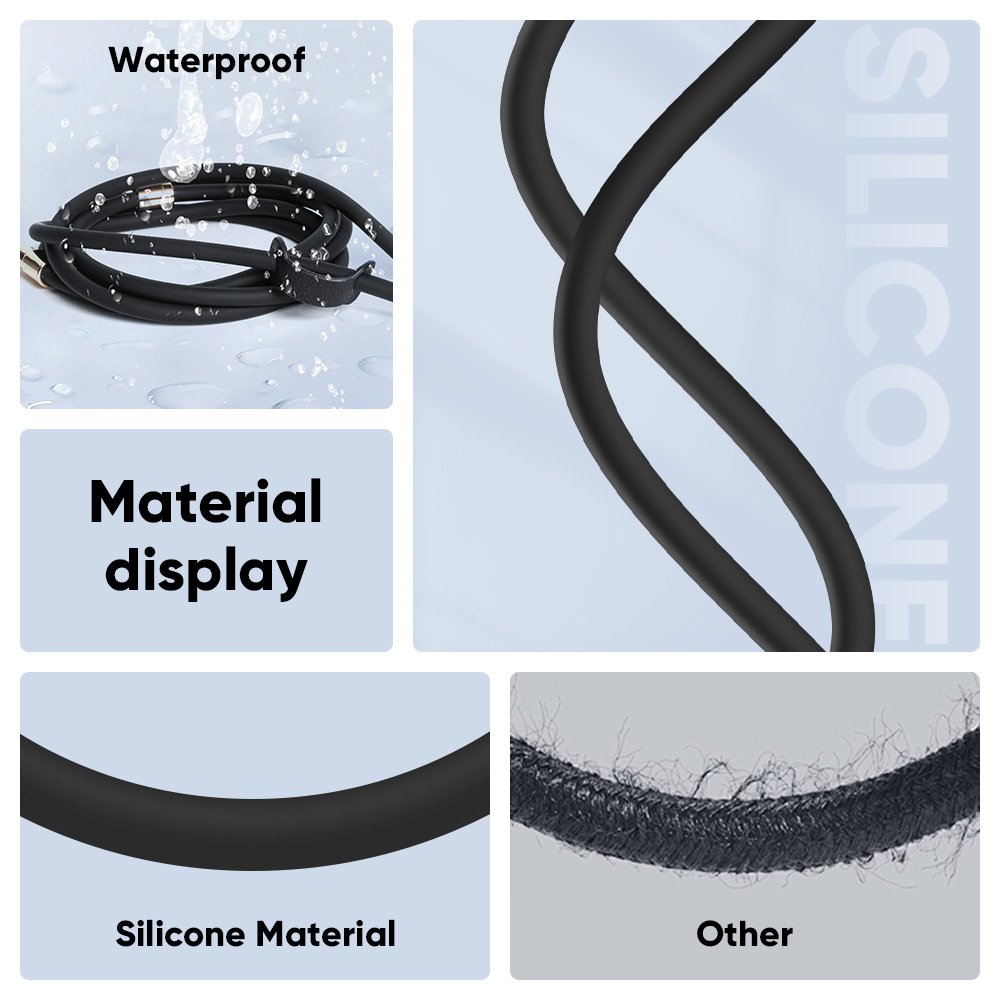 Adjustable Universal mobile phone lanyard silicone Crossbody Shoulder Anti-lost neck wear Tether Tabs strap keychain rope Patch