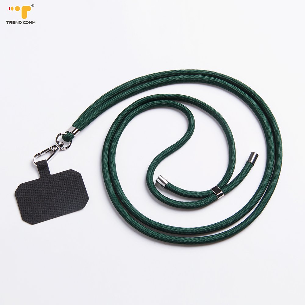 Adjustable Strong Polyester Crossbody Mobile Phone Lanyard Comfortable Long Strap for Phone Carrying