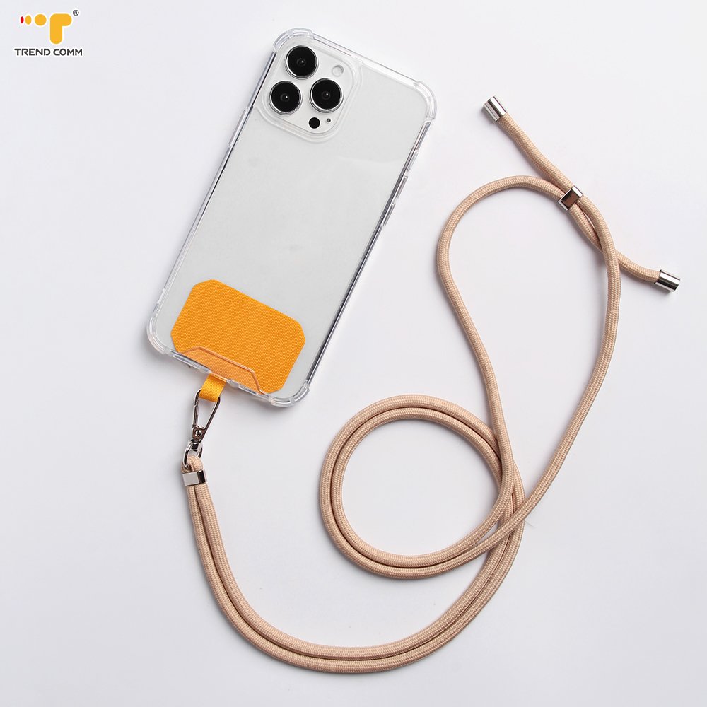 Adjustable Strong Polyester Crossbody Mobile Phone Lanyard Comfortable Long Strap for Phone Carrying