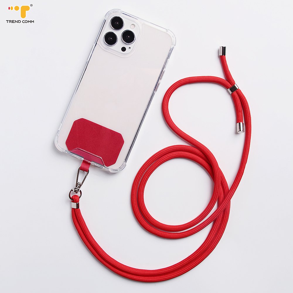 Adjustable Strong Polyester Crossbody Mobile Phone Lanyard Comfortable Long Strap for Phone Carrying