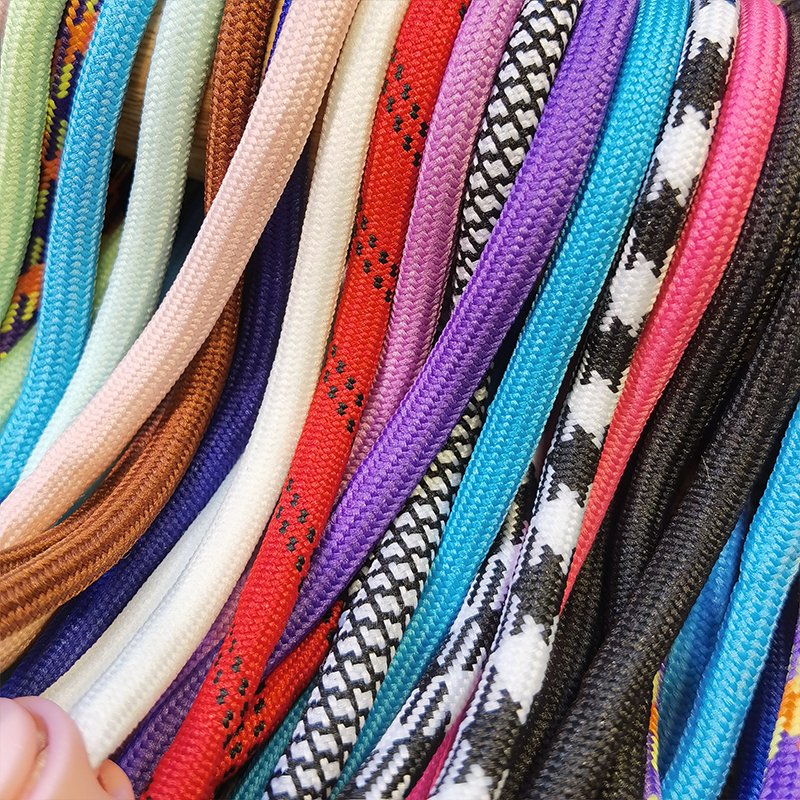 23CM color blocking knotted mobile phone hanging rope woven hanging rope phone case keyring detachable phone accessories