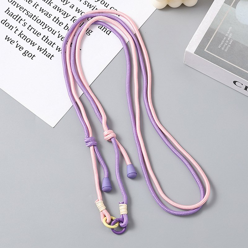 Universal Adjustable Phone Lanyard Strap Mobile Phone Hanging Rope Neck Straps Anti-lost Lanyards Cell Phone Accessories