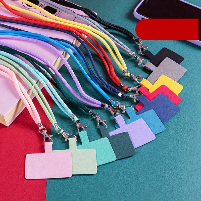 Universal Long Mobile Phone Strap Lanyard Cord Color Clear Patch Gift phone chain logo Custom LOGO crossbody phone strap