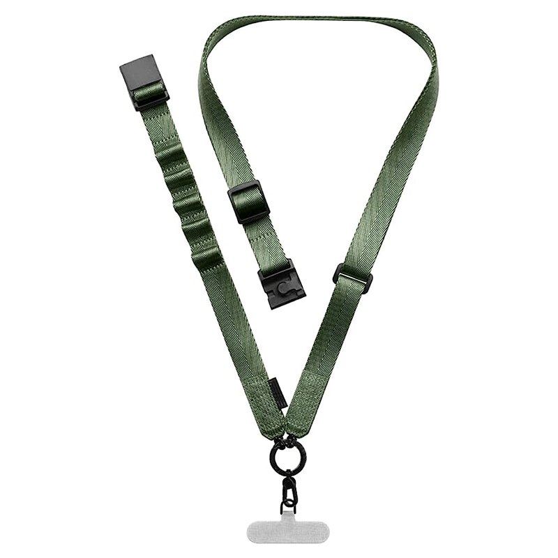 Gacent Webbing Manufacturer Sewing Custom Green Polyester Nylon Crossbody Neck Holder Phone Lanyard