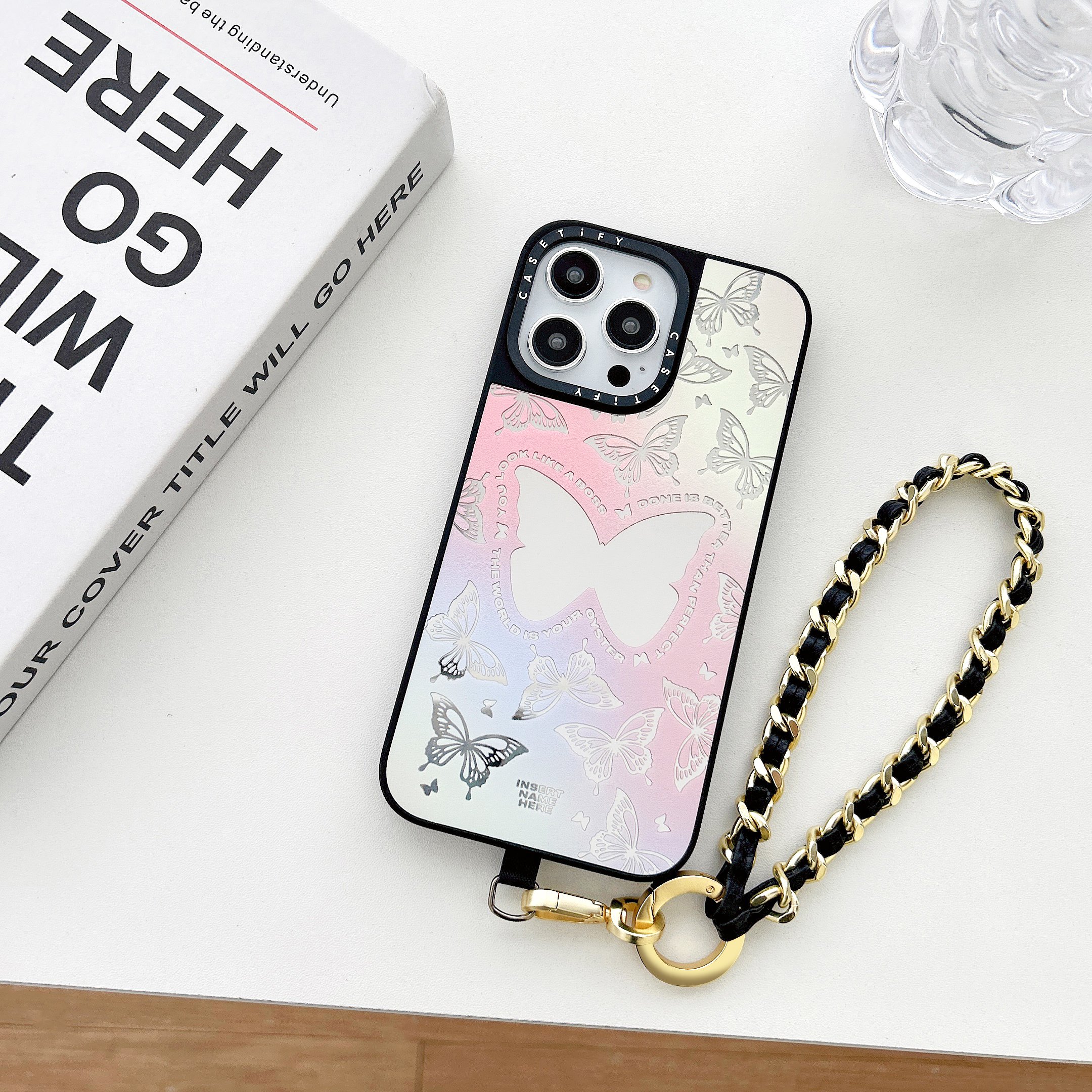 New arrival rope leather chain wristband suitable for full range of mobile phone case leather chain crossbody wristband