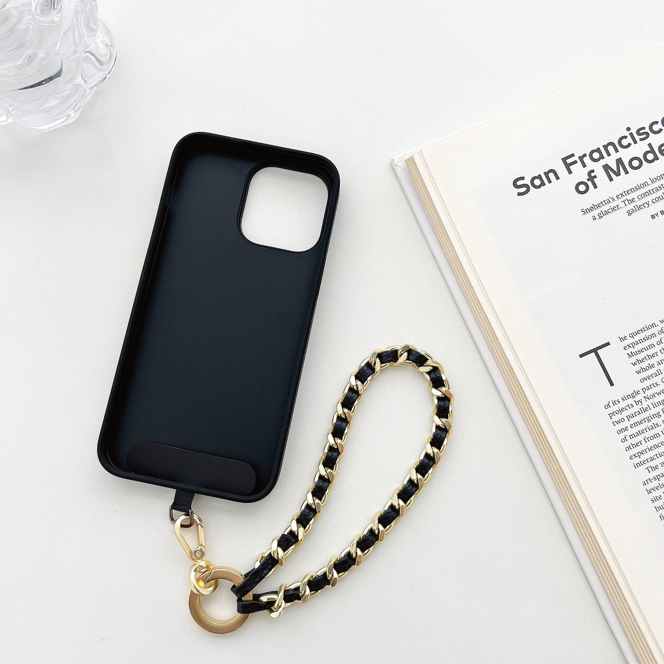 New arrival rope leather chain wristband suitable for full range of mobile phone case leather chain crossbody wristband