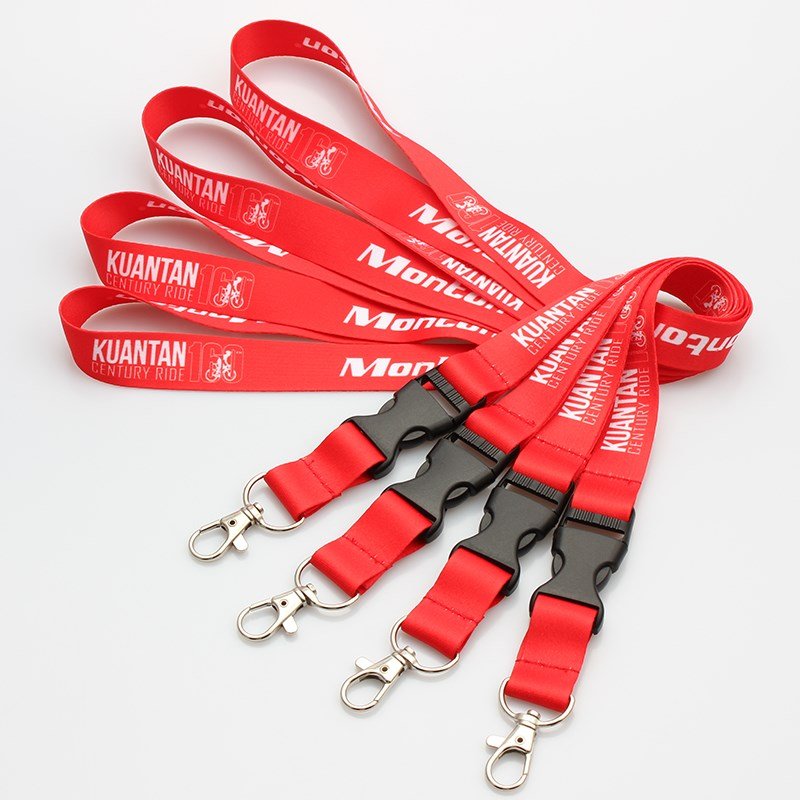 Custom Logo Mobile Phone Lanyard Crossbody Sport Lanyard Keychain Promotional Polyester Lanyards