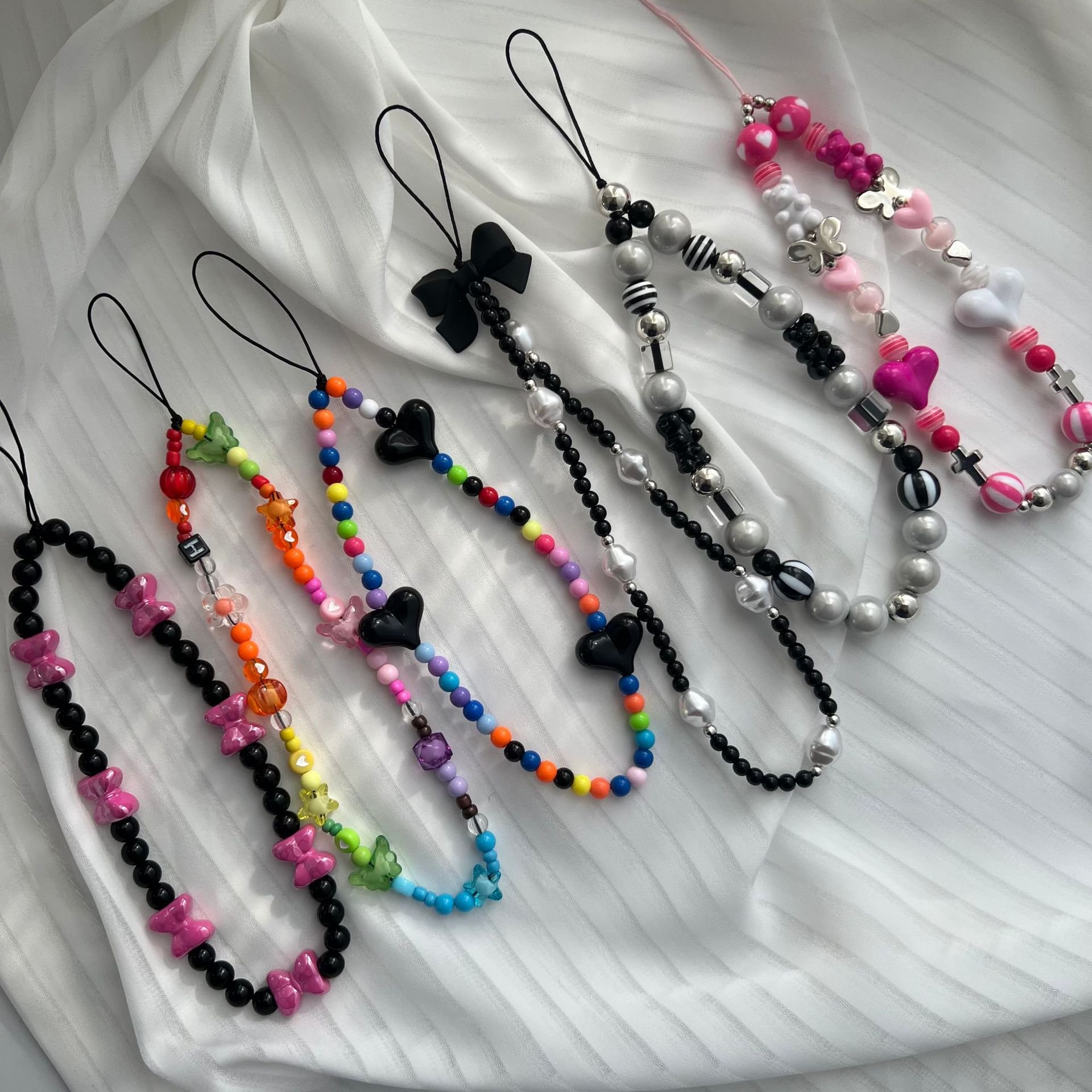 Mobile Phone Accessory: Trendy NEW Phone Chain Straps with Healing Crystals