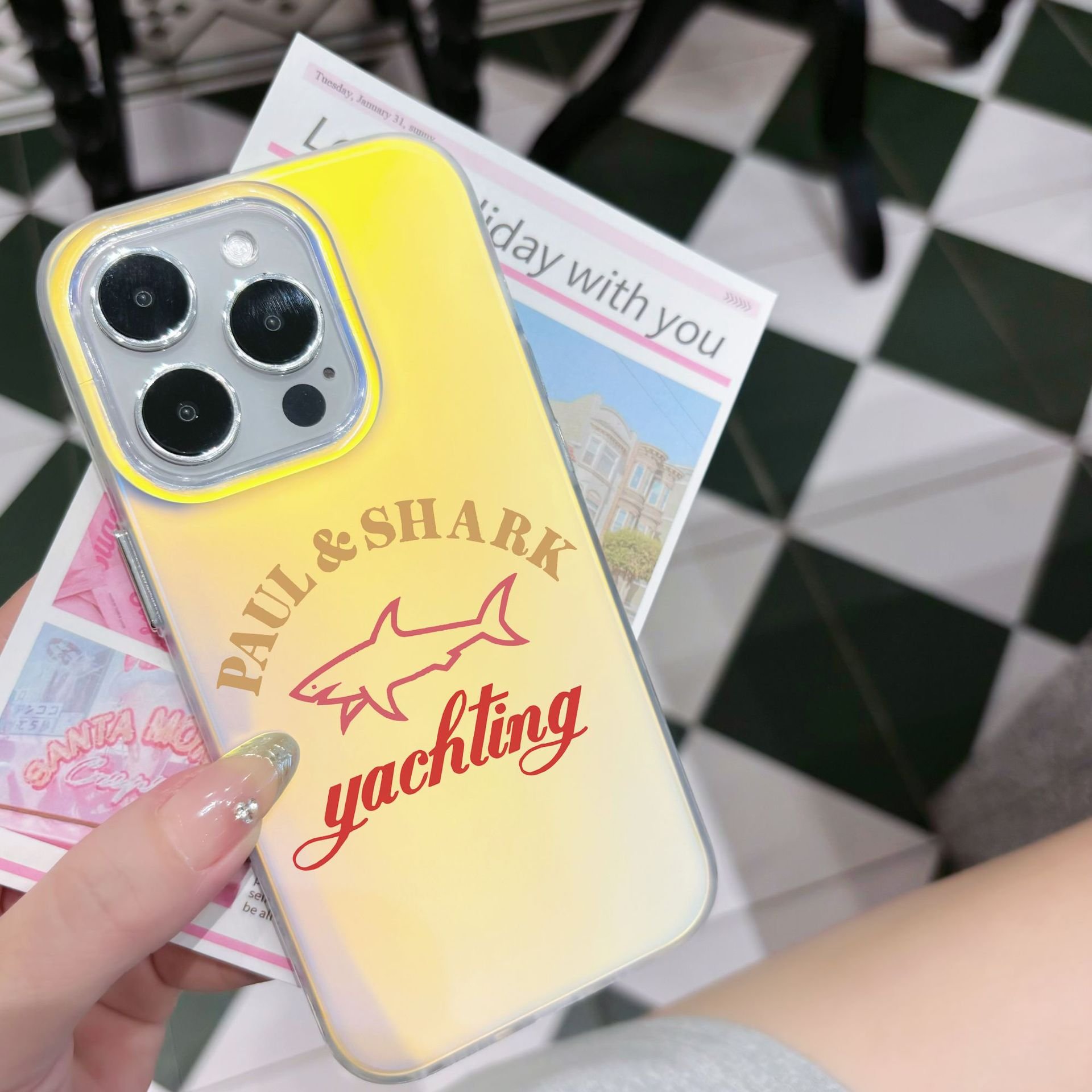 Paul Shark Theme Mobile Cover For iPhone Xr Xs 11 12 13 14 15 16 Pro Max Designer Phone Case