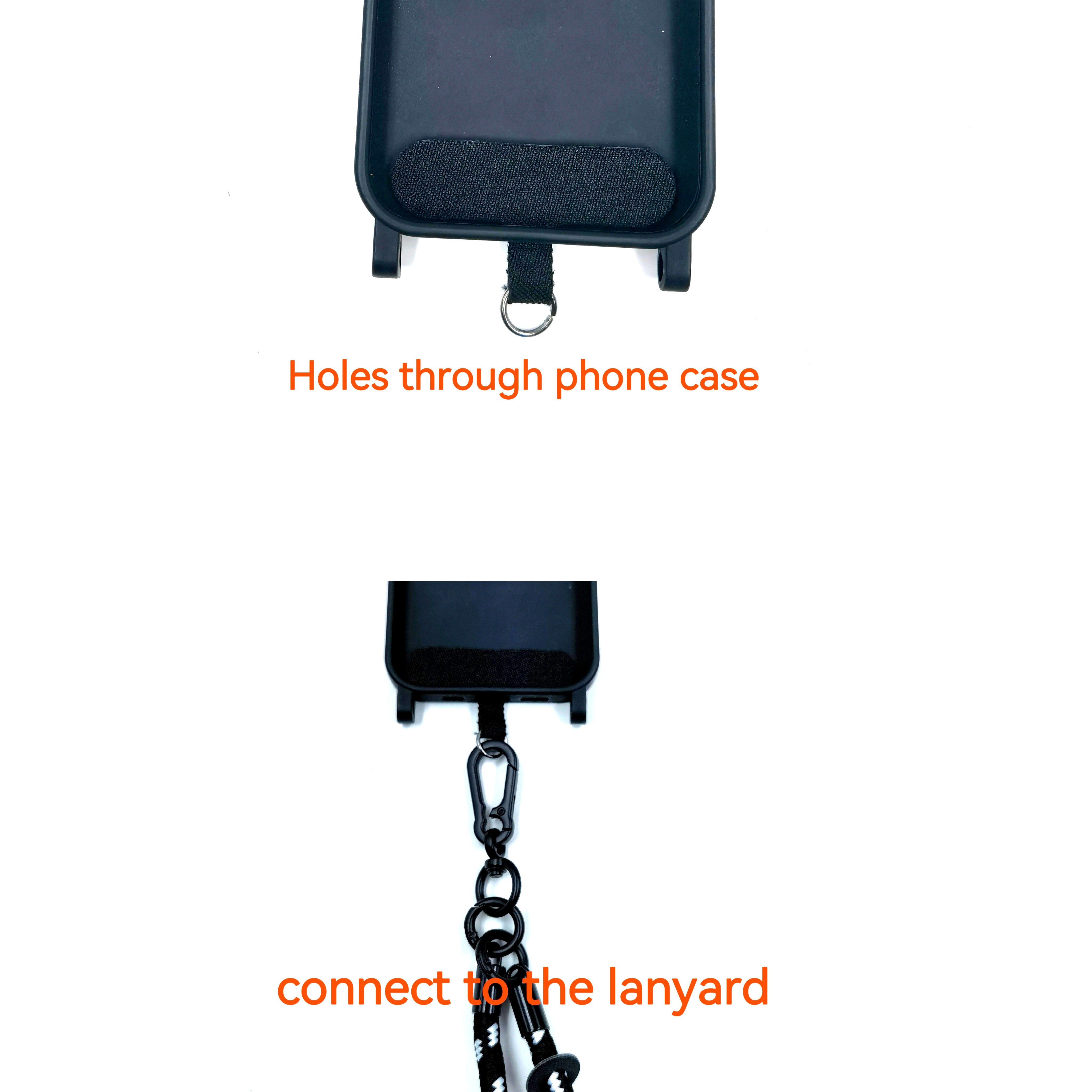 Customized mobile phone accessories, universal crossbody necklace, patch and lasso strap, phone case, iPhone special rope