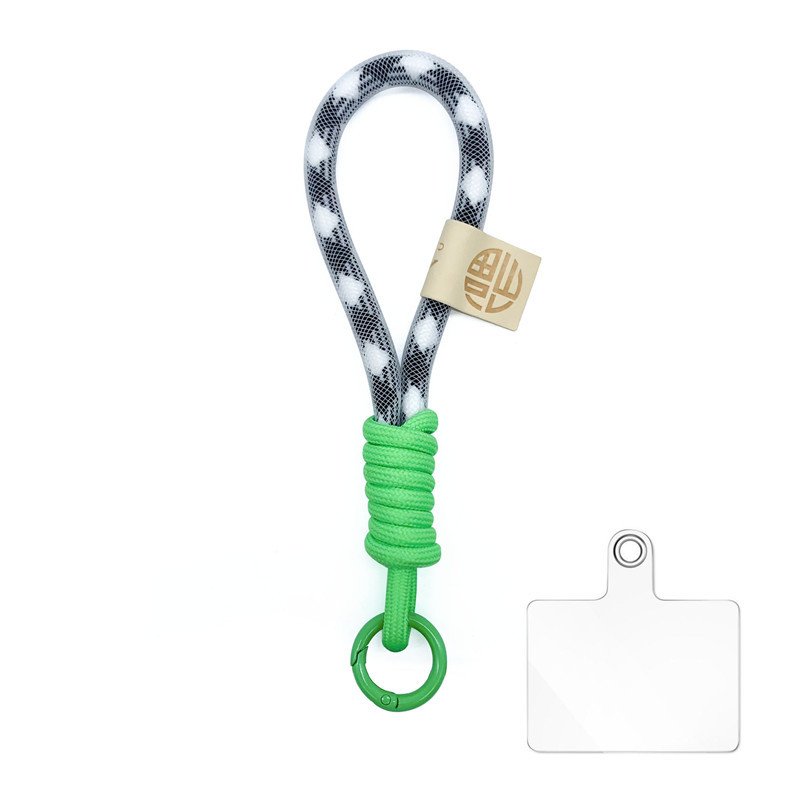 High quality wholesale custom anti theft fashion short phone charm wrist hand strap lanyard for mobile cell phone case