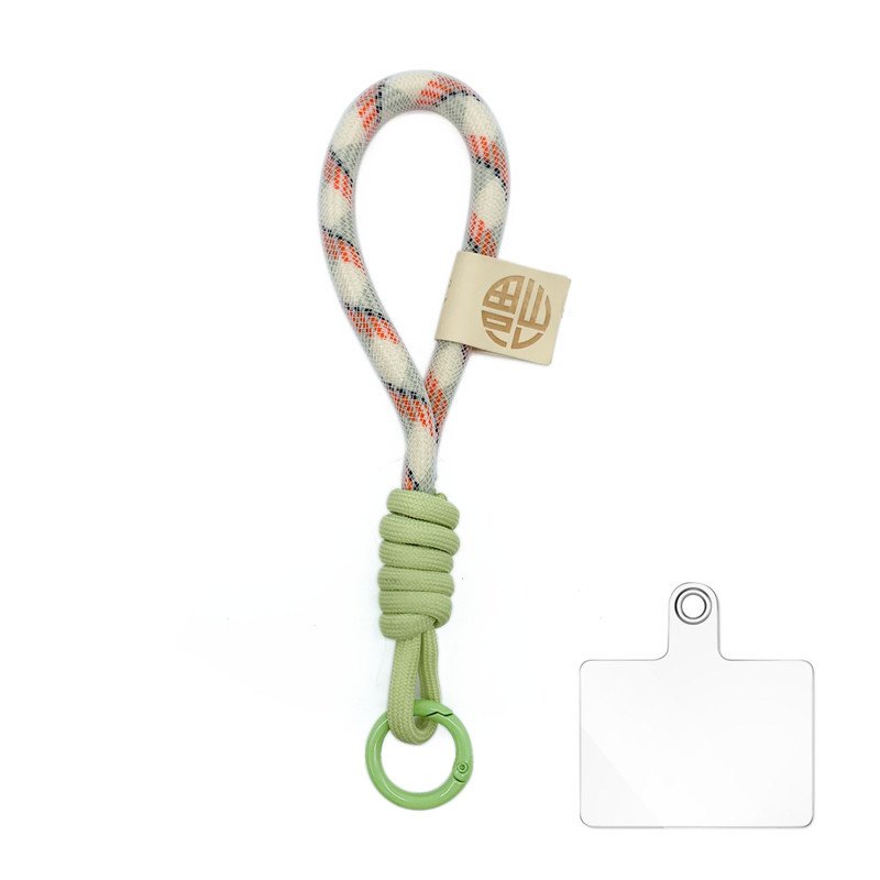 High quality wholesale custom anti theft fashion short phone charm wrist hand strap lanyard for mobile cell phone case