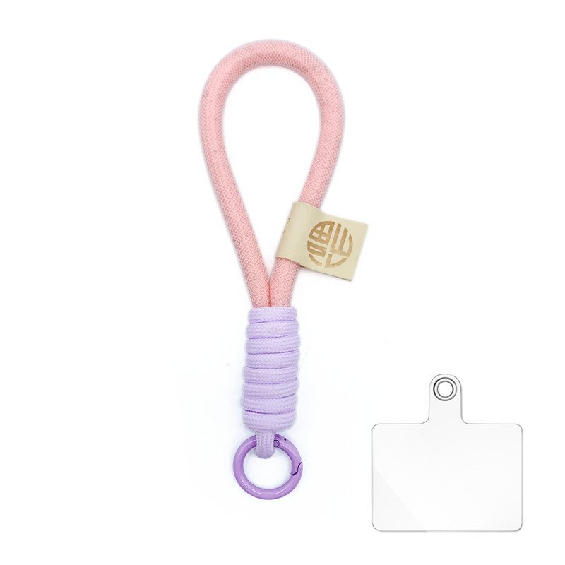 High quality wholesale custom anti theft fashion short phone charm wrist hand strap lanyard for mobile cell phone case