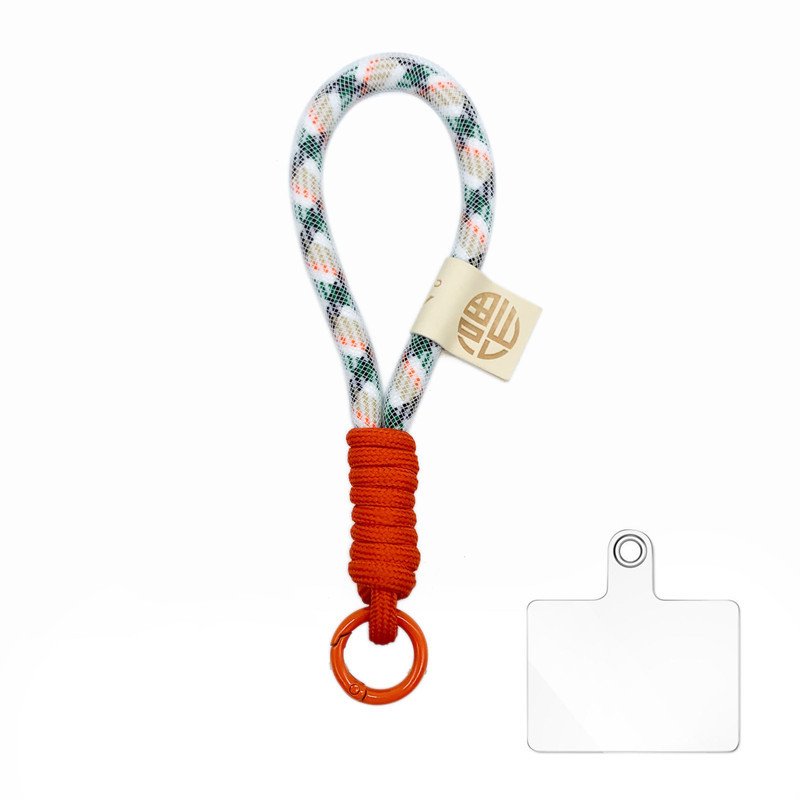 High quality wholesale custom anti theft fashion short phone charm wrist hand strap lanyard for mobile cell phone case