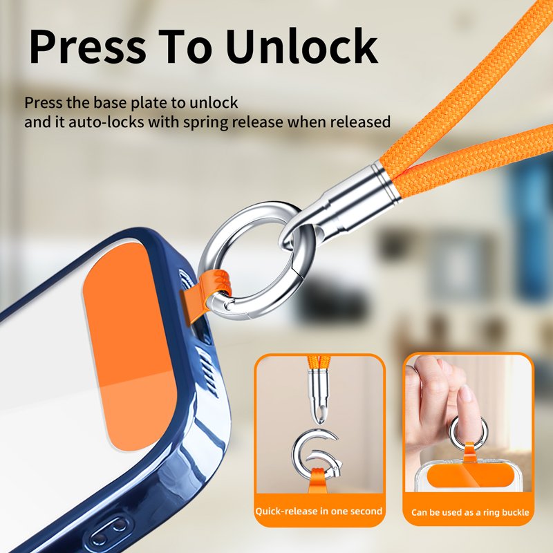 Universal Fashionable Polyester Rope Mobile Phone Straps Short Wristlet Keychain Phone Tether Patch for Cell Phone Accessories