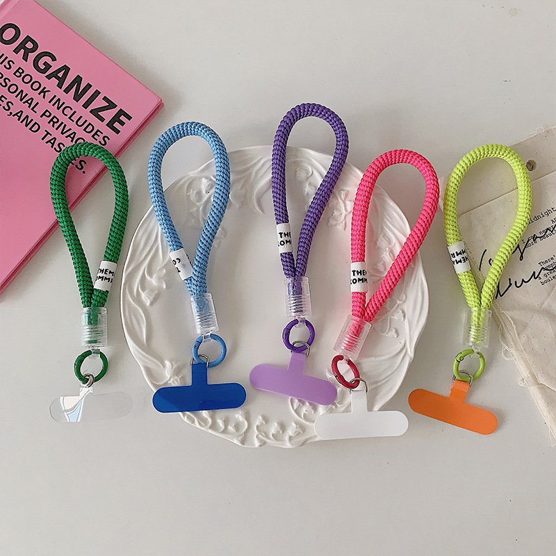 High Quality Custom Bohemian Handmade Braided Wrist Strap Bag Lanyard Chain for Mobile Phone Cases