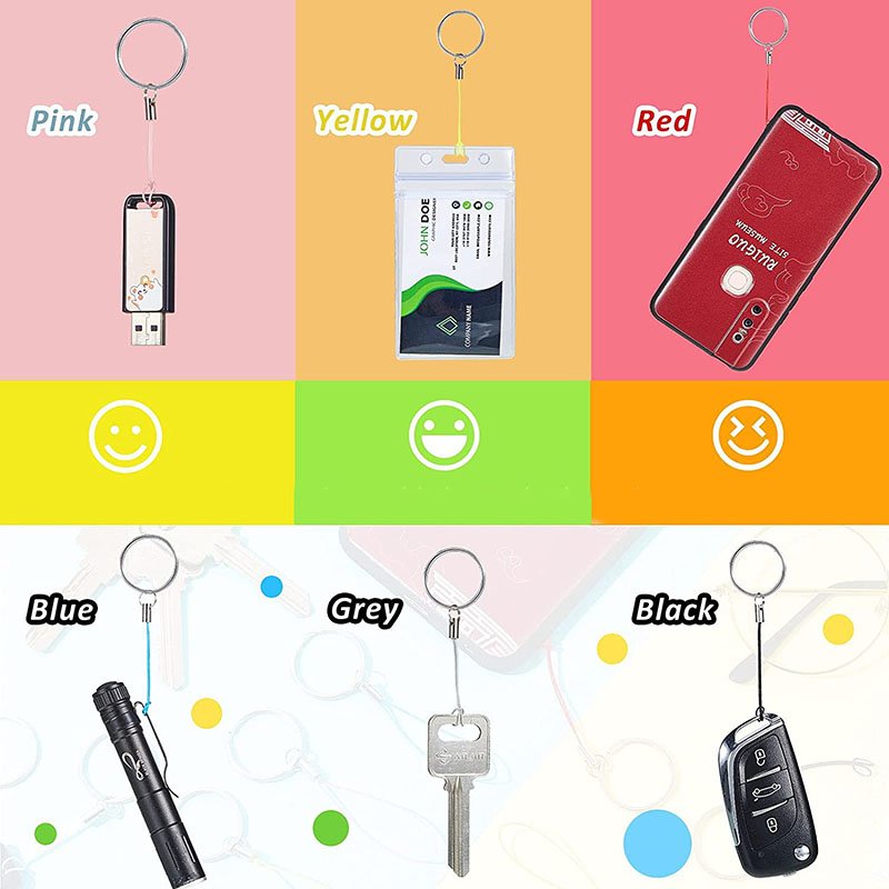 Nylon Lanyard Cell Phone Keyring Strap Lanyards Straps Split Ring Cellphone Charm Cords For Usb Drive Key Id Card Badge Keychain
