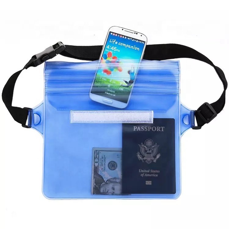 Colorful transparent pocket phone waterproof pocket