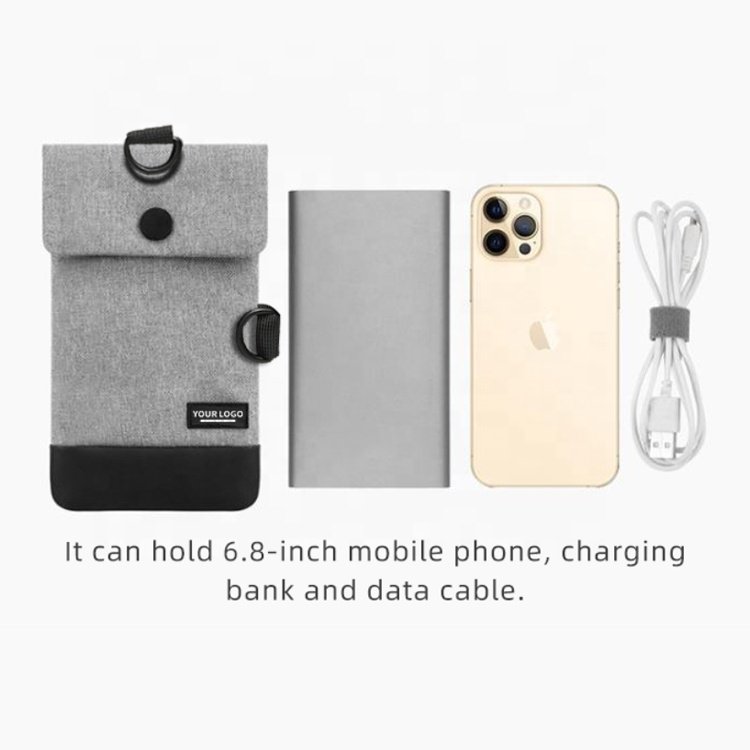 Fashion Cell phone Small Crossbody Bags Custom Logo Wallet Pouch mobile phone Bag With Neck strap